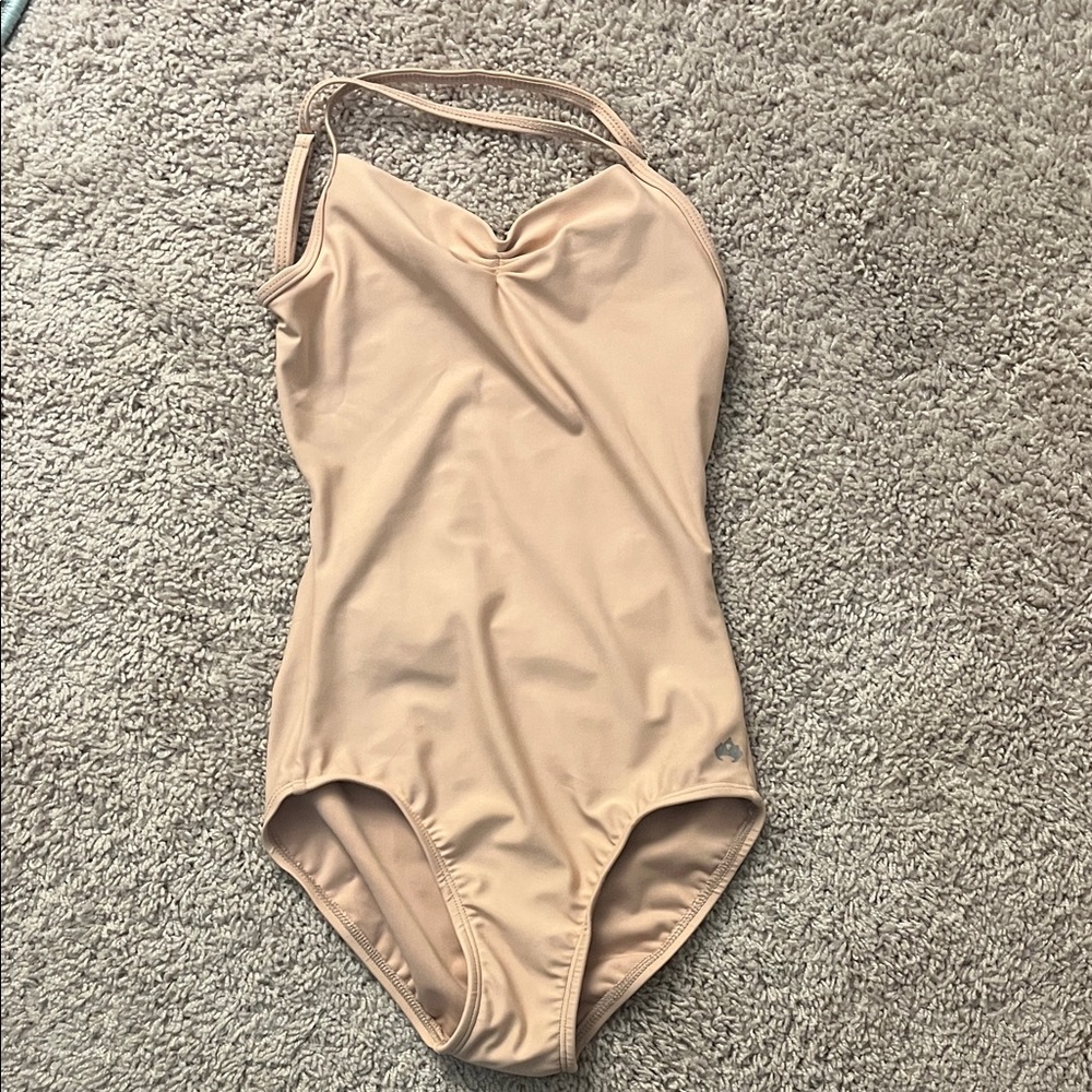Tan One Piece Leotard